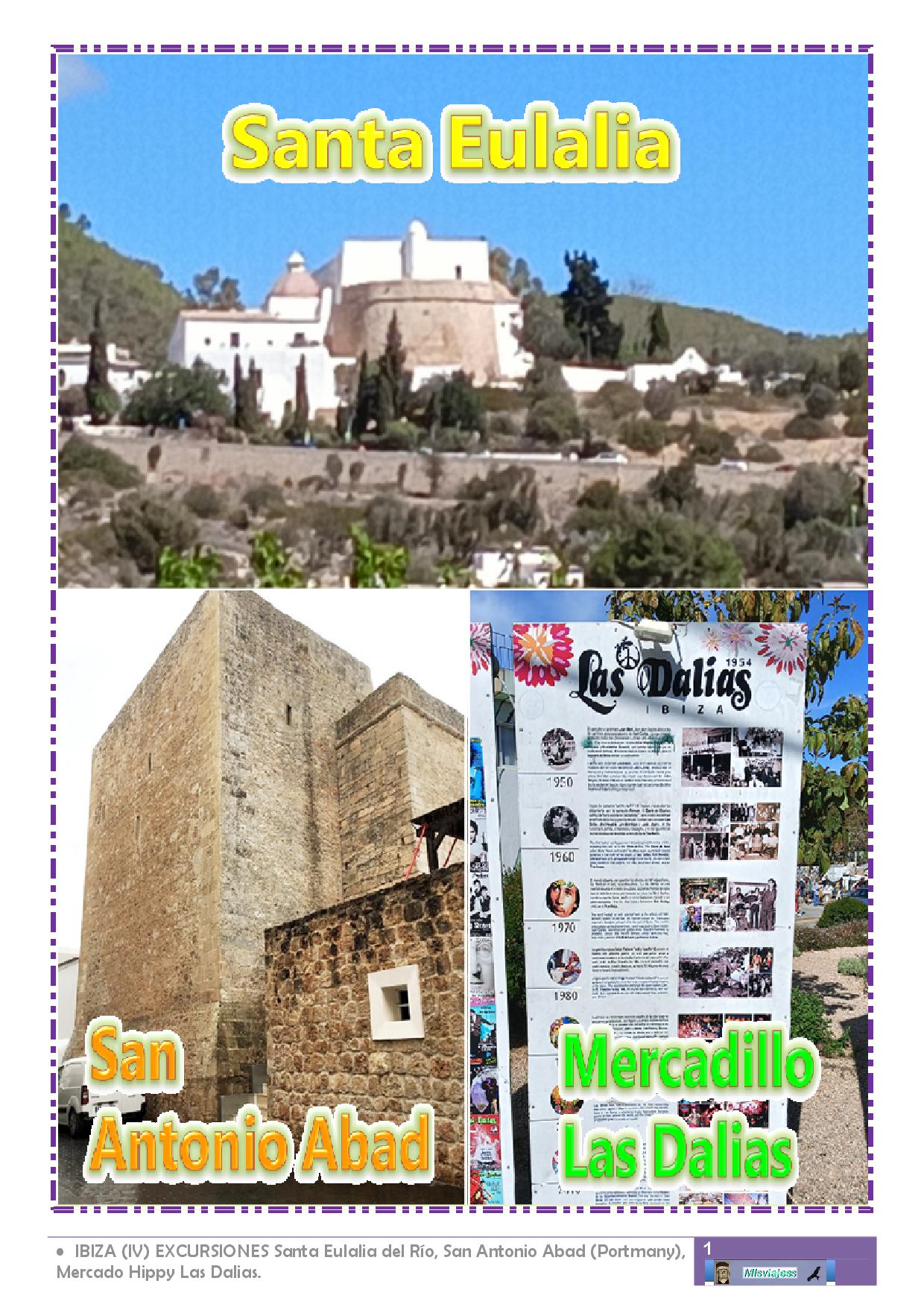 Cab. IBIZA (VI) Excursiones